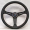 Nardi Deep Corn Steering Wheel – 350mm Black Leather/Red Stitch – Performance Parts Online – Moonlight Racing Australia