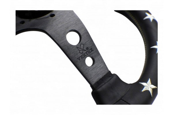 Vertex Forever Steering Wheel; Leather; 330mm x 90mm Deep