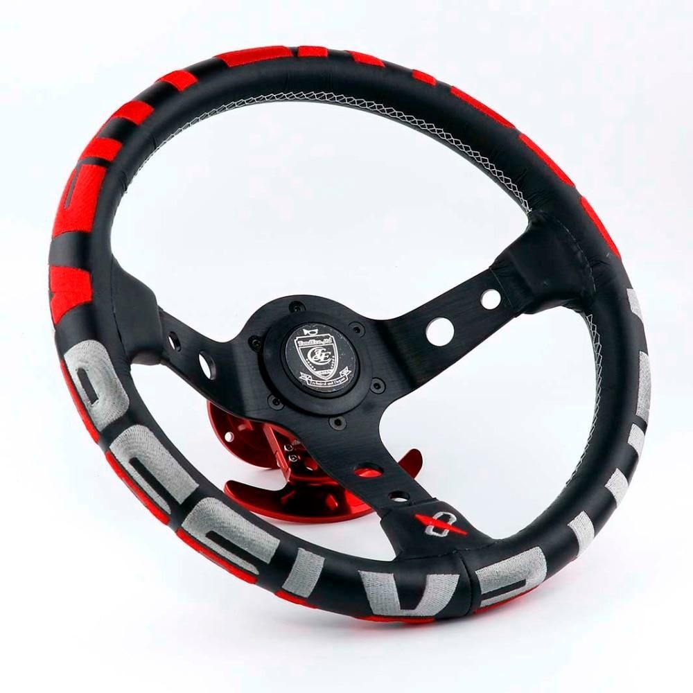 Vertex 1996 Steering Wheel; Pink; Perforated Leather; 330mm x 90mm Deep