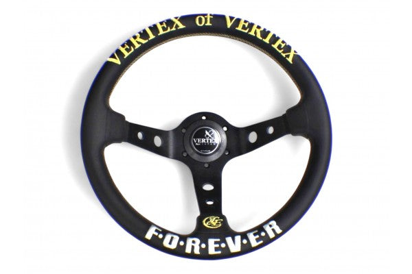 Vertex Forever Steering Wheel; Leather; 330mm x 90mm Deep