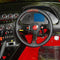 Vertex 10 Star Steering Wheel; Red; Perforated Leather; 330mm x 90mm Deep