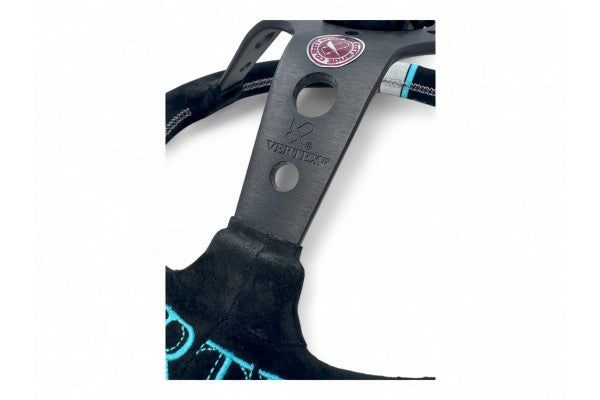 Vertex Slide Steering Wheel; Suede; 330mm x 90mm Deep  - Vertex USA